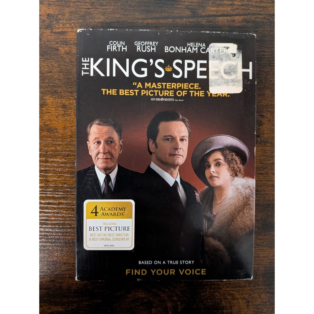 The King's Speech (DVD, 2010) Slipcover‎ Edition, Colin Firth, Geoffrey Rush